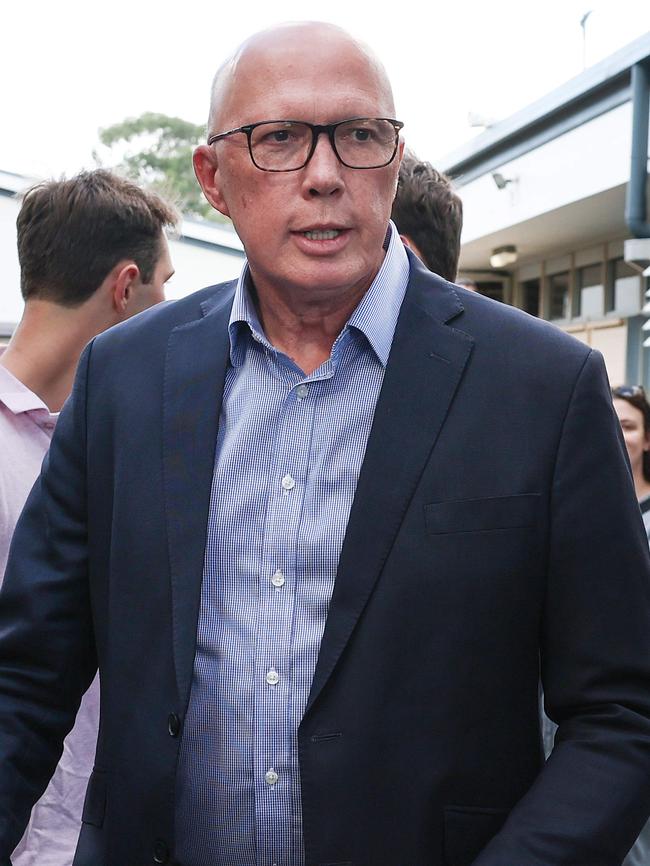Opposition leader Peter Dutton is looking to take his place. Picture: Adam Head / NewsWire