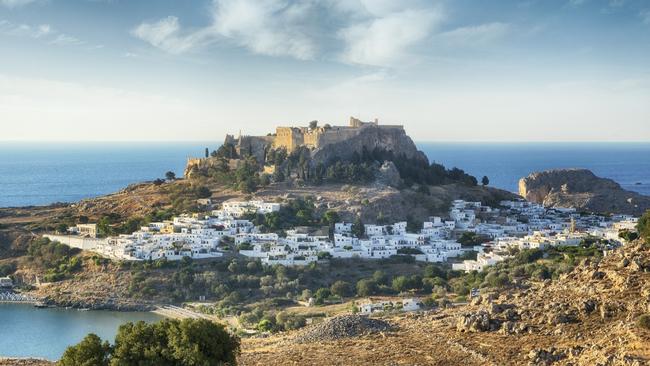 The spectacular town of Lindos.