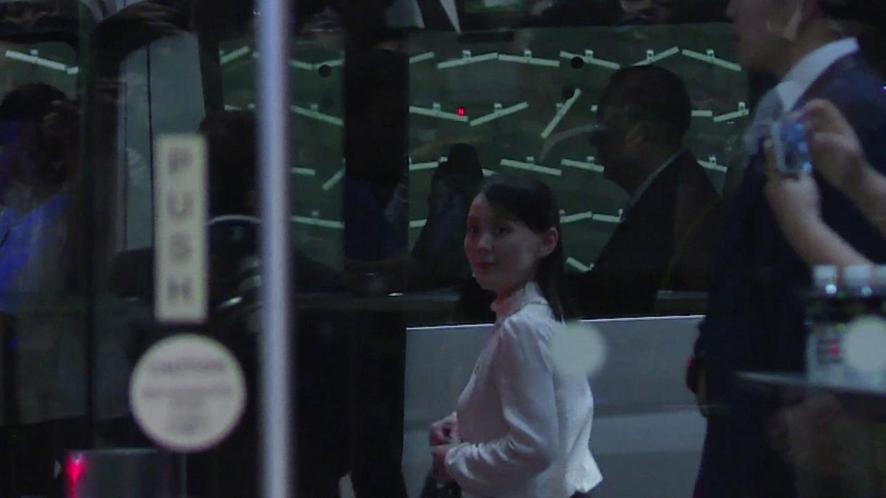 Kim Yo Jong has touched down in Singapore.