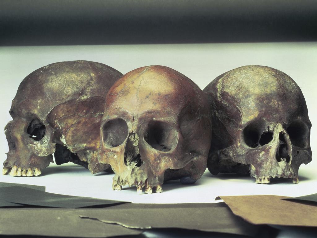 ‘Hell hath no fury’ … you maybe weren’t expecting to see skulls in a piece about kickass queens. But these heads, found in London, are believed to be victims of Boudica’s rampage. More about her below. Photo: Museum of London/Heritage Images/Getty Images