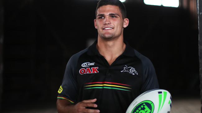 Nathan Cleary is content where he is for now. (Phil Hillyard)