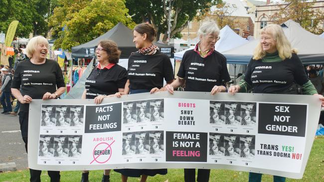 Members of Women Speak Tasmania are concerned about legislation that would allow men to change their official sex simply by statutory declaration.