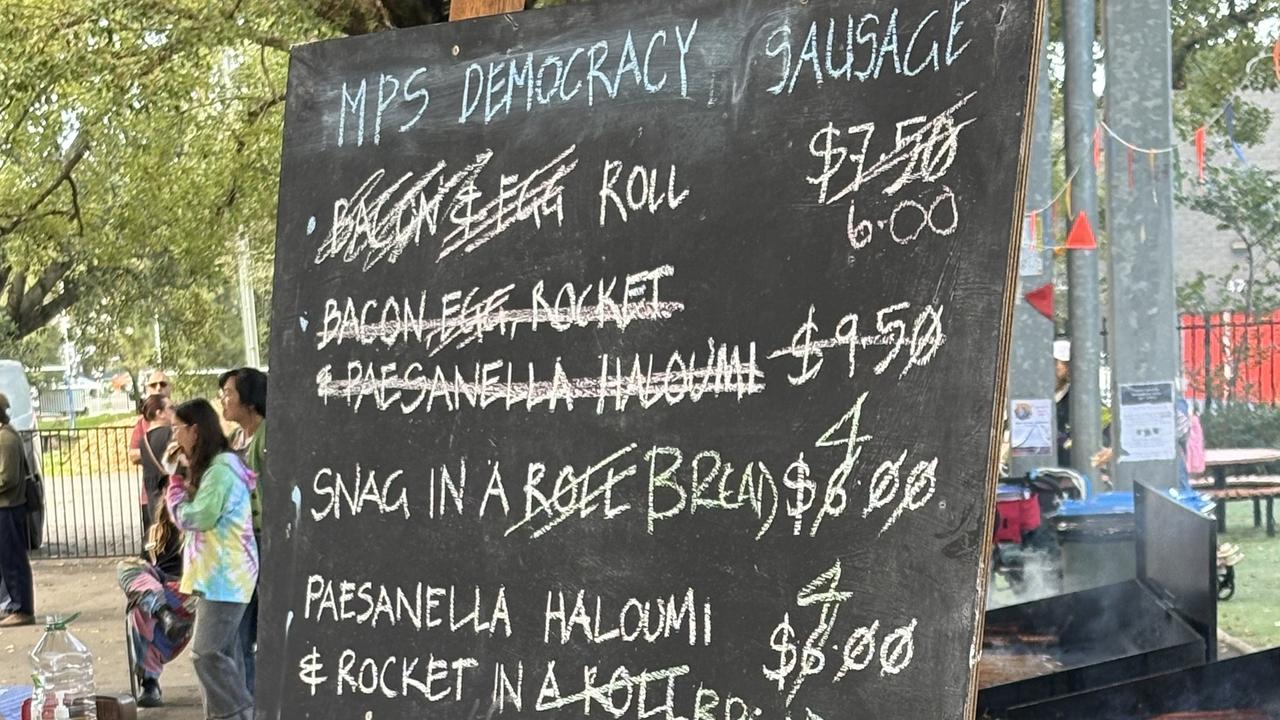 Staggering price of a democracy sausage