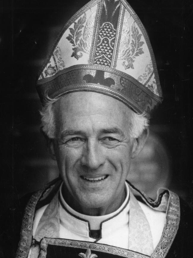 Archbishop Leonard Faulkner pictured in 1986.