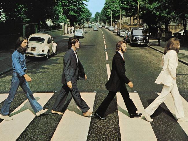 Cover of 50th anniversary edition of the Beatles' Abbey Road, pic EMI