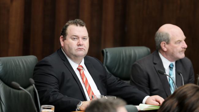 Adam Brooks. Question time in the house of assembly. Picture: RICHARD JUPE