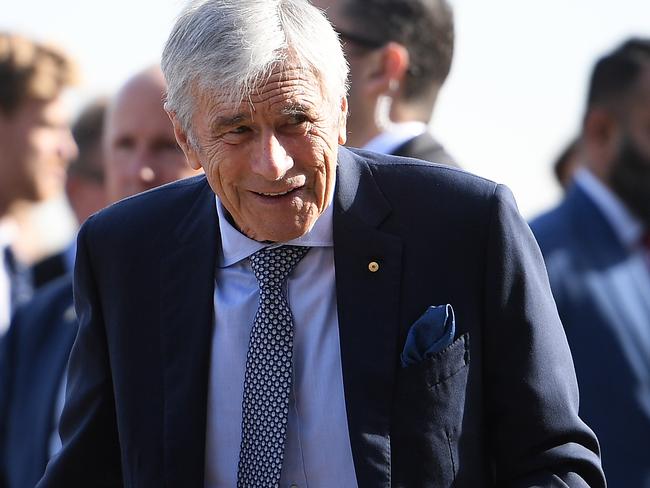 Seven Group Holdings Chairman Kerry Stokes arrives at the State Memorial Service for former prime minister Bob Hawke at the Sydney Opera House in Sydney, Friday, June 14, 2019. (AAP Image/Dan Himbrechts) NO ARCHIVING