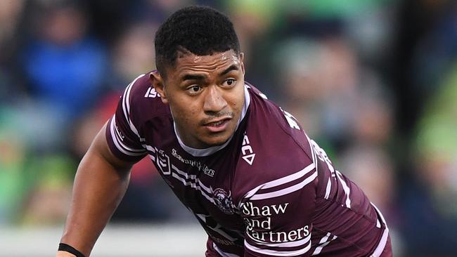 Manly NRL star Manase Fainu. Picture: AAP/Joel Carrett