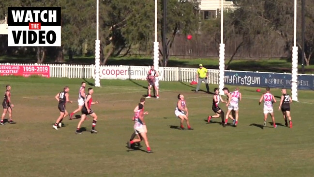 Joyce cleaned up by Hodge in QAFL Round 10