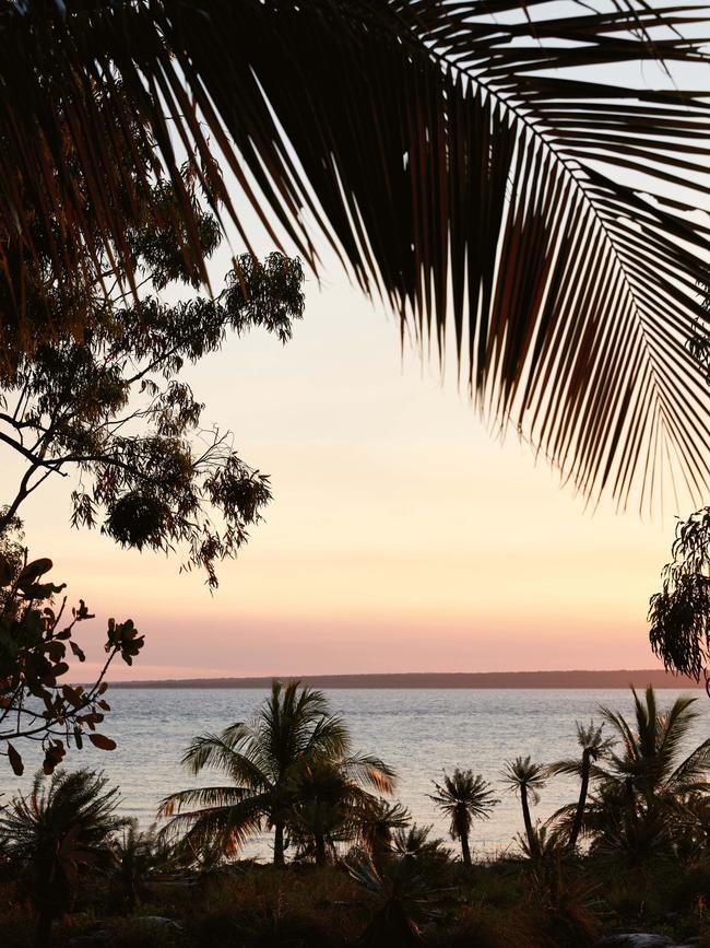 Sunset on Groote Eylandt. Picture: Sean Fennessy