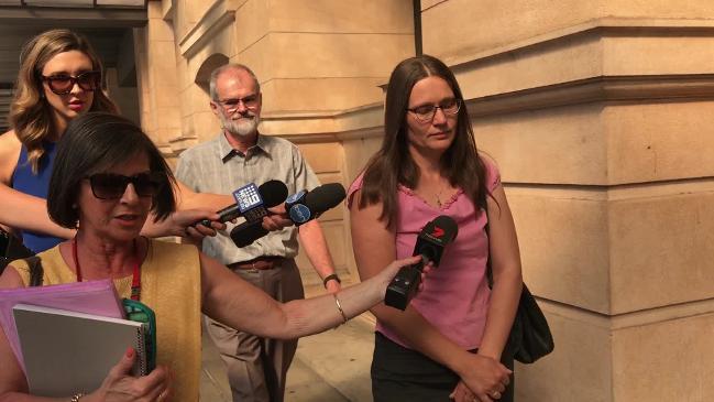 Sarah Kuchar leaves court