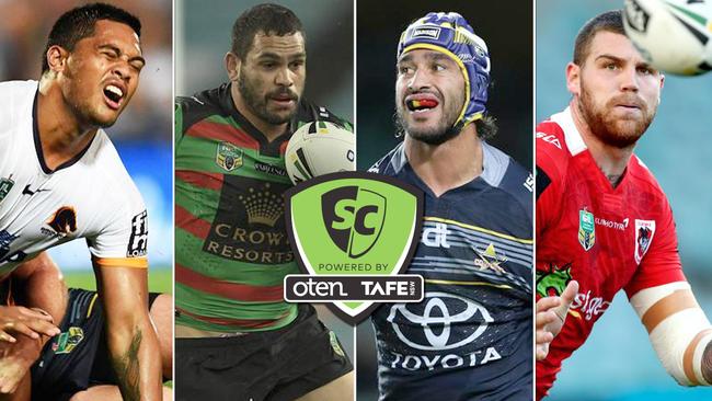 Anthony Milford, Greg Inglis, Johnathan Thurston and Josh Dugan.