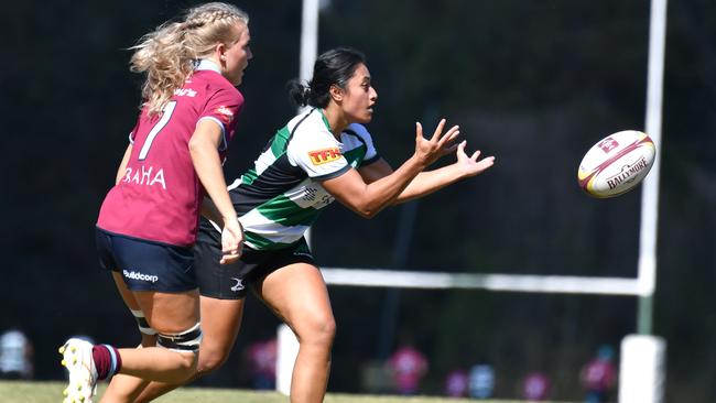 Women's club rugby union between Sunnybank and University Saturday May 6, 2023. Picture, John Gass