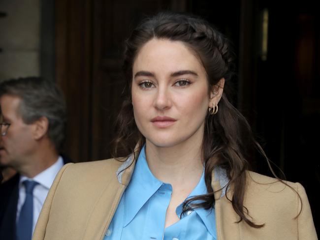 Shailene Woodley attends the Stella McCartney show.