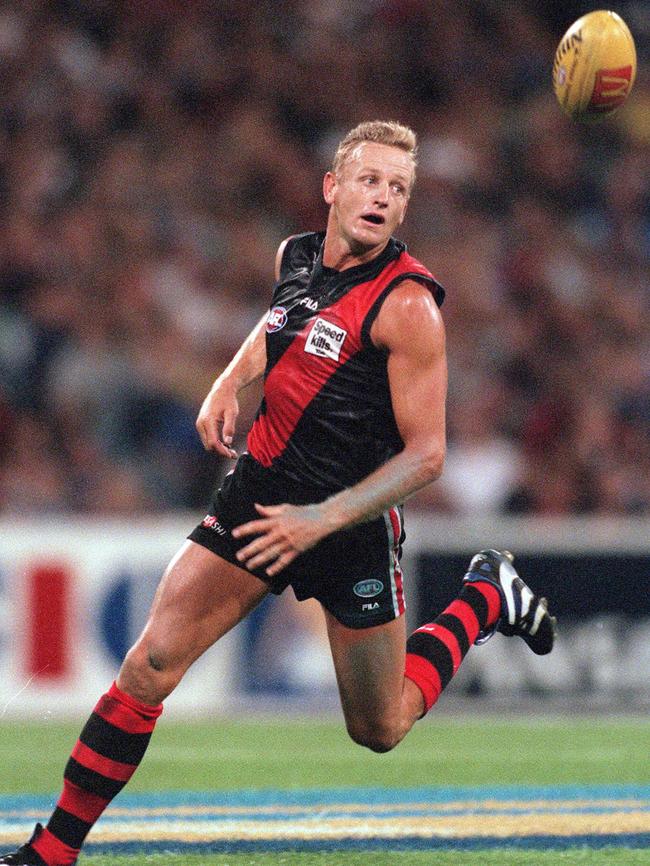 Barnes in his days with Essendon.