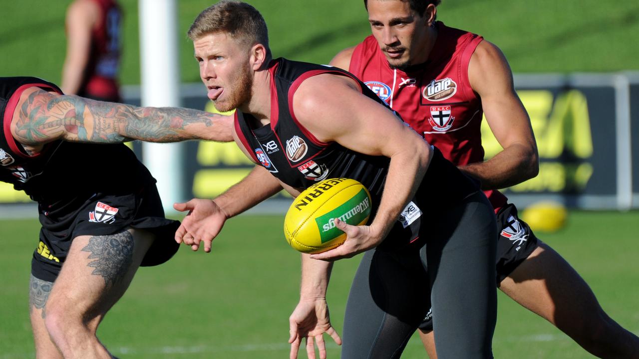 Dan Hannebery will play his first game for the Saints. Picture: Andrew Henshaw