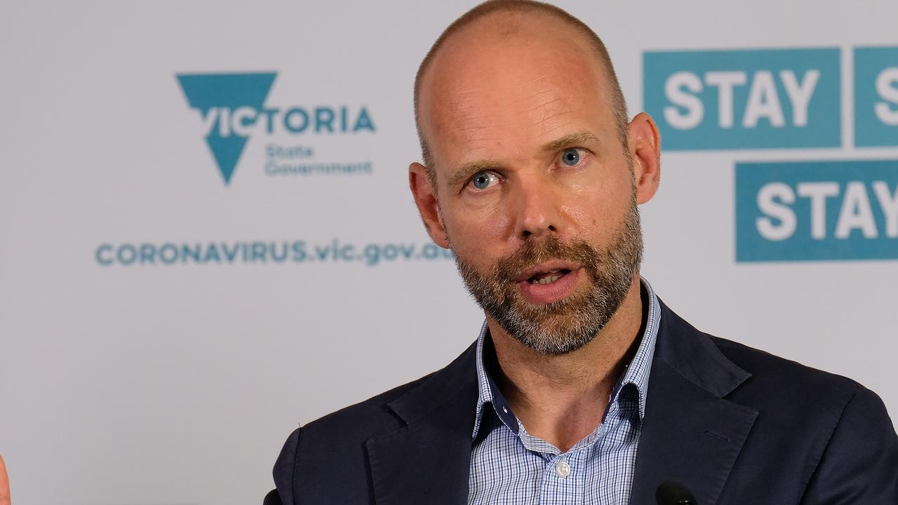 Victoria’s COVID response commander Jeroen Weimar has revealed how the infection spread across Melbourne. Picture: NCA NewsWire / Luis Ascui