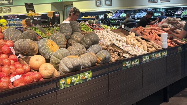 The Super IGA on Pease St remained well stocked with fresh fruit, vegetables and fresh meat. Photo: Dylan Nicholson