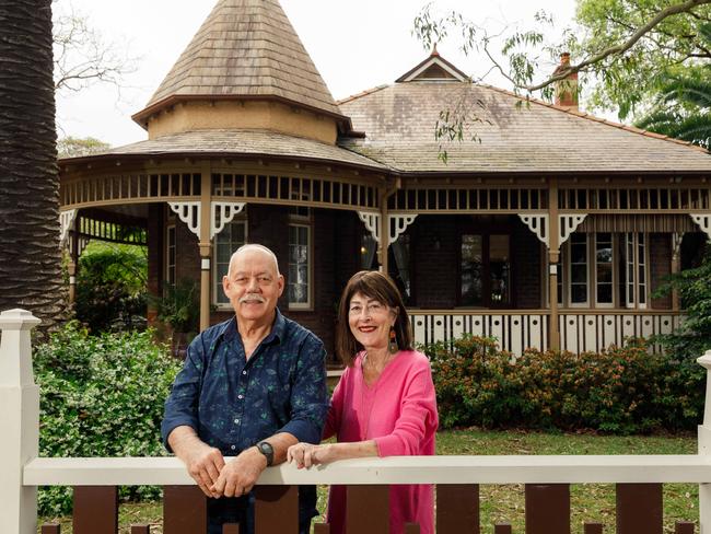 15-10-2024 - Realestate. Paul & Tracey Schneiders at their house in Haberfield, which they are selling to downsize. Picture: Max Mason-Hubers / The AustralianÃ&#138;