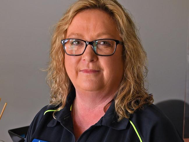 24/03/21 - Travel agent Julie Dumesny has got part time work at Barker Real Estate in Gawler due to Jobkeeper no longer supporting the travel industry. Picture: Tom Huntley