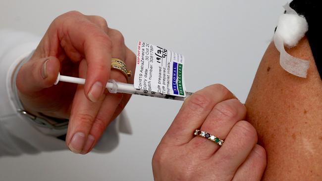 Local doctors warn those under 40 in southwestern Sydney are still insisting on holding out until they can get access to the Pfizer vaccine. Picture: NCA NewsWire / Kelly Barnes