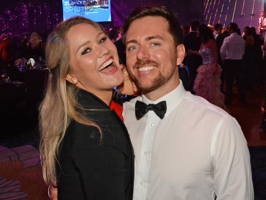 Portia Large and Ryan Verbruggen at Gold Coast Mayoress Charity Foundation Charity Ball at The Star Gold Coast. Picture: Regina King