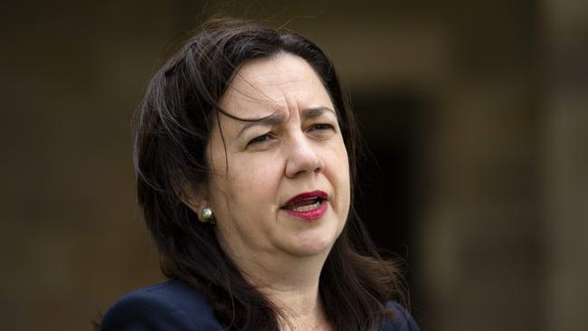 Queensland Premier Annastacia Palaszczuk in Brisbane on Friday. Picture: Sarah Marshall