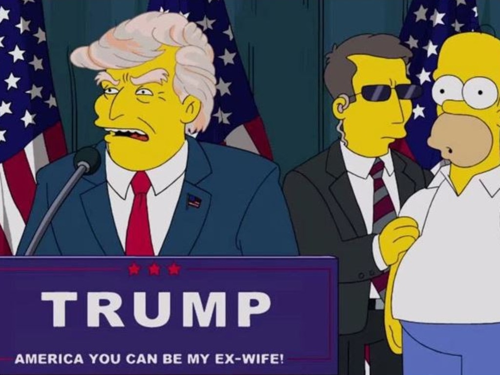 The Simpsons did, however, predict a Donald Trump victory years ago.