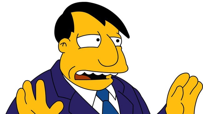 The alliteration would not be out of place coming from Mayor Quimby