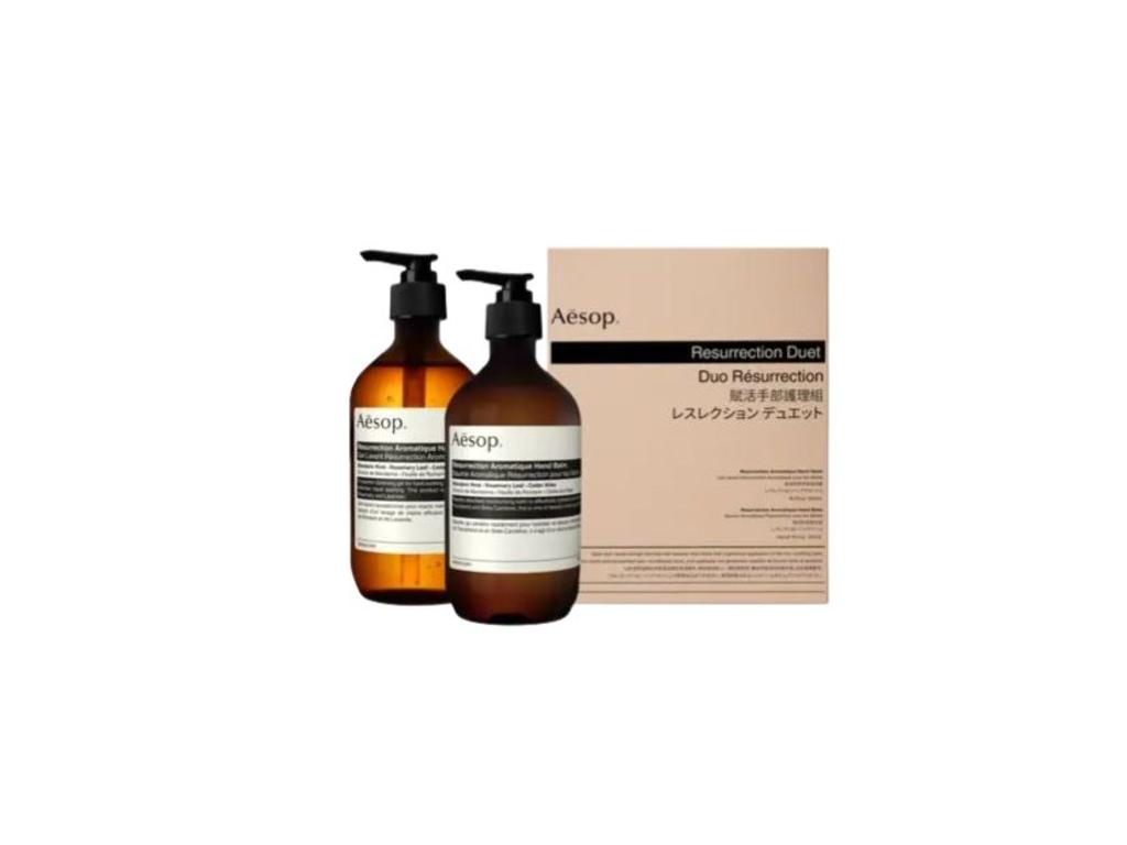 Aesop Resurrection Duet. Picture: Adore Beauty.