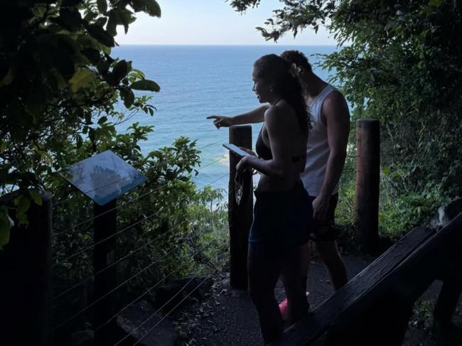 Cleary and Fowler together in Burleigh. Picture: Instagram