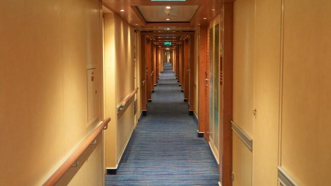 Locating your stateroom isn't always easy on a cruise ship.
