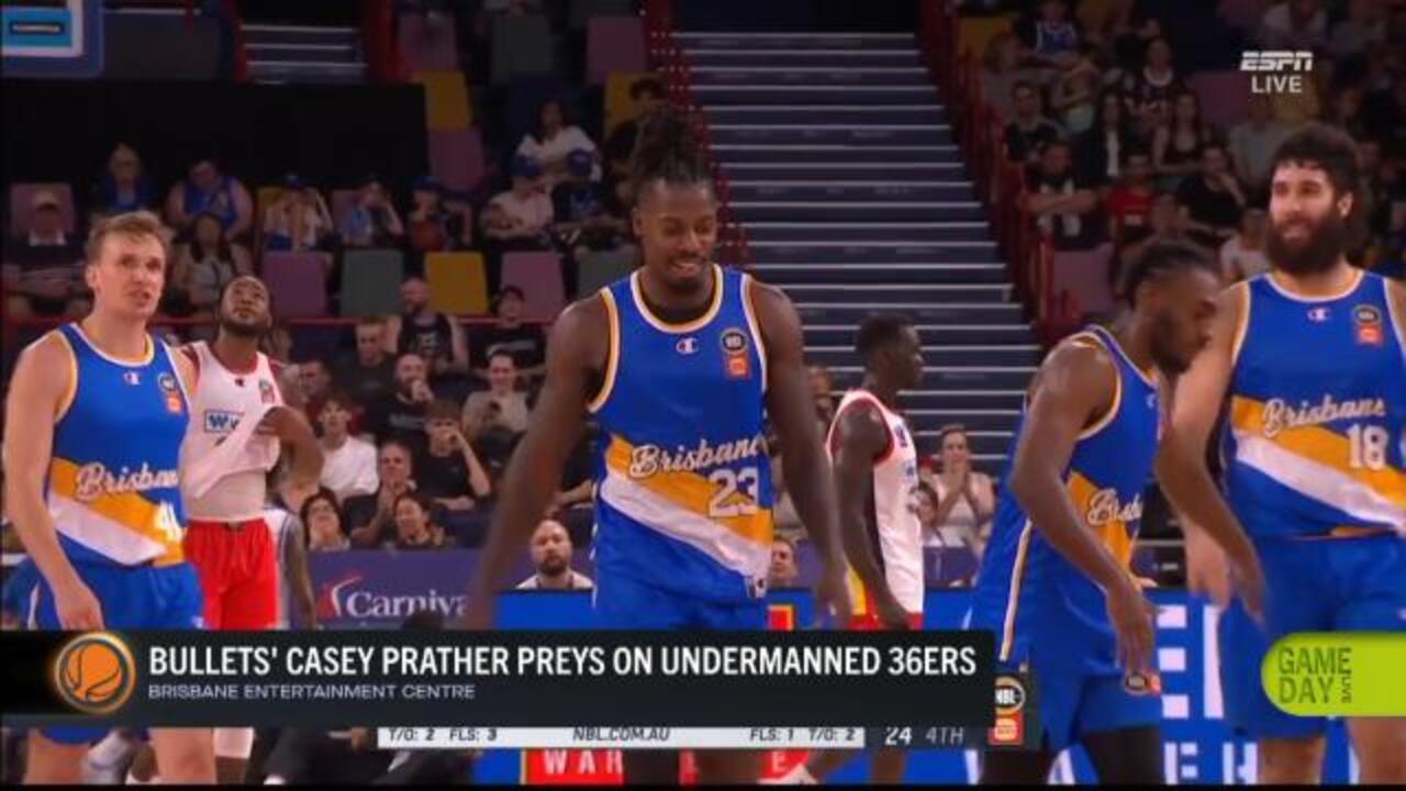 Bullets fire against 36ers in Brisbane