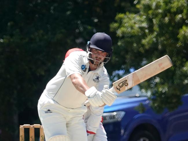 DDCA cricketTurf 1: Buckley Ridges v Springvale South. Buckley Ridges batter Jake Cronin. Picture: Valeriu Campan