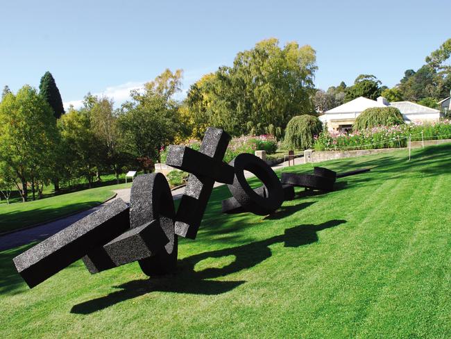 Marcus Tatton’s Corruption is one of many sculptures at the Gardens.