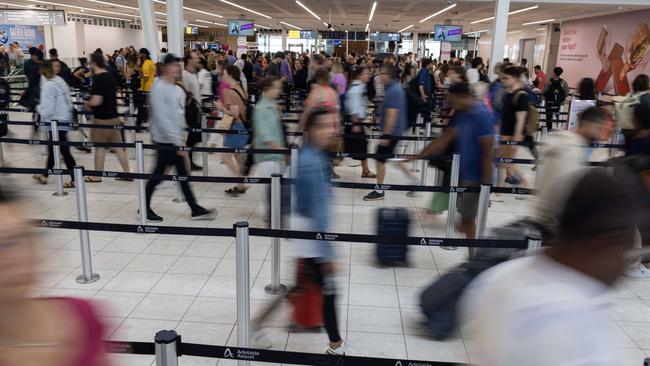 ADELAIDE, AUSTRALIA - NewsWire Photos 1,April, 2024: Busiest day of the year at Adelaide airport.  Picture: NCA NewsWire / Kelly Barnes