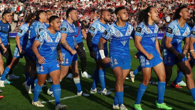 Samoa takes on Australia in the Rugby League World Cup final this weekend. Picture: Getty Images