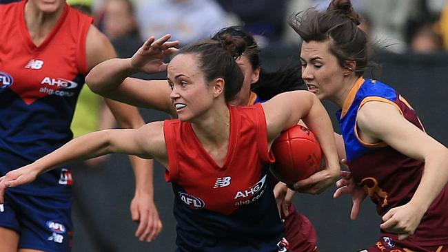 Daisy Pearce in action. Picture: Wayne Ludbey