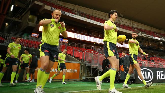 Keeping Brownlow votes secret is sacrosanct for AFL umpires. Picture: AAP Image/Mark Nolan