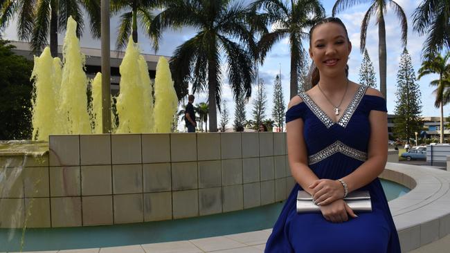 Abby Crawley at the Mackay State High School formal at the MECC, on Wednesday November 18. Picture: Zizi Averill