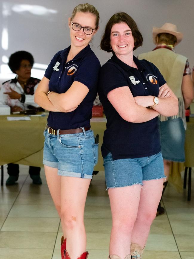 Claire Harris and Kate Strong of Hoedowns for Country Towns. Pictures: Glen Wright Photography