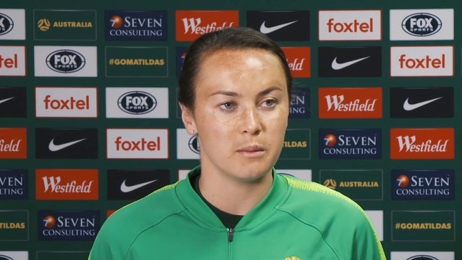 Matilda's Foord on her maiden goal in the World Cup against Brazil