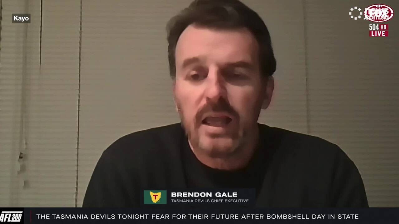 Tassie Devils CEO puts on a brave face over the AFL club's uncertainty