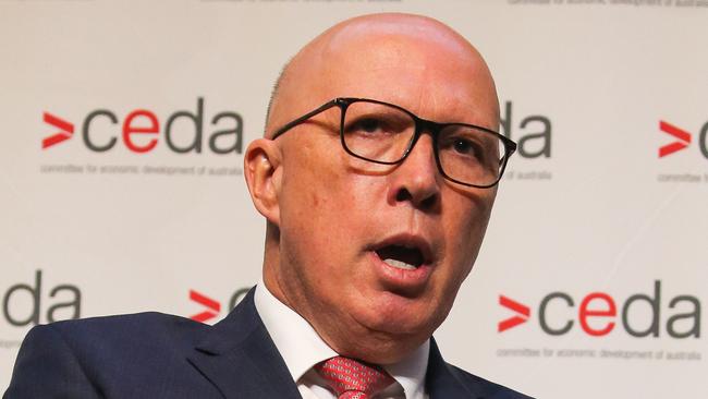 Opposition Leader Peter Dutton. Picture: NewsWire / Gaye Gerard