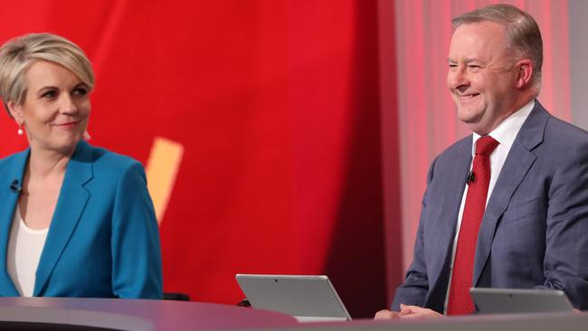 Tanya Plibersek and Anthony Albaneseare set to go head to head in a race to replace Bill Shorten. Picture: Damian Shaw.