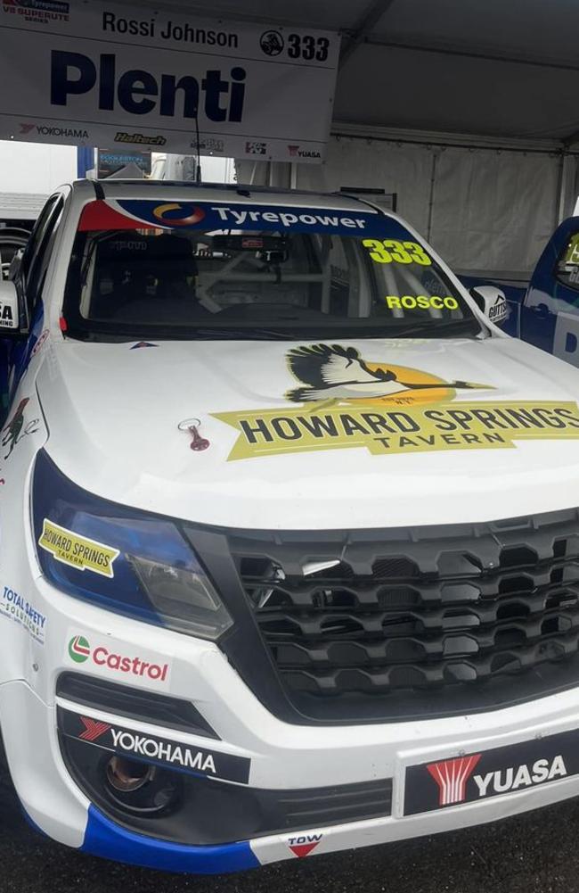 Rossi Johnson finished 8th in his second ever SuperUtes race at Bathurst. Picture: Rossi Johnson Facebook.