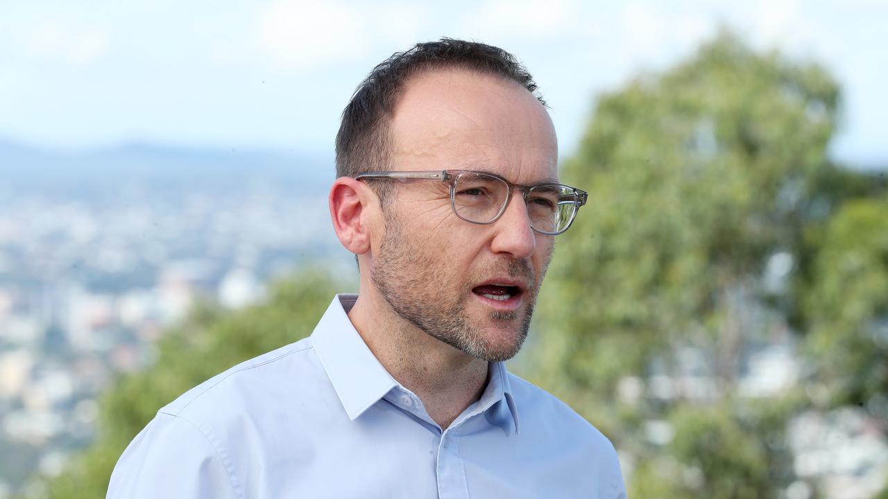 Greens leader Adam Bandt announces new candidates in Mt Coot-Tha, Brisbane. Photographer: Liam Kidston.