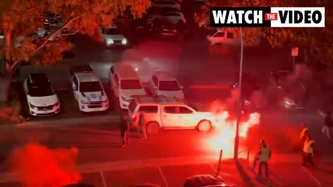 Football fans in disgraceful riot at Australia Cup game