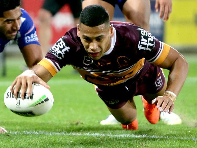 Jamayne Isaako will get first crack at playing fullback for the Broncos in 2020. Picture: AAP/Photo Steve Pohlner