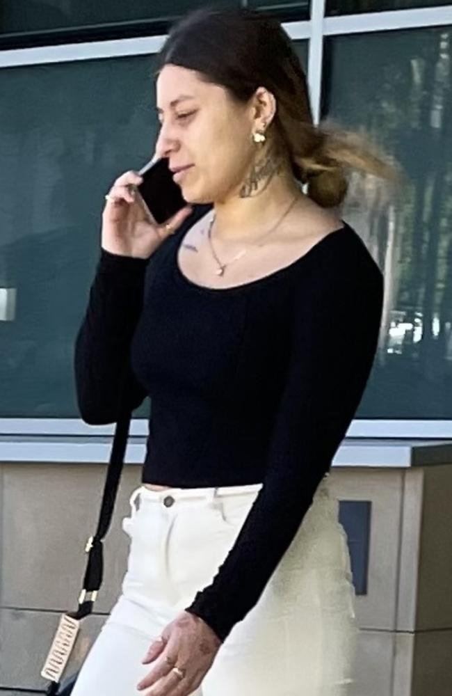 Kayla Penitani leaves Coffs Harbour Local Court on Wednesday, May 28, 2025.